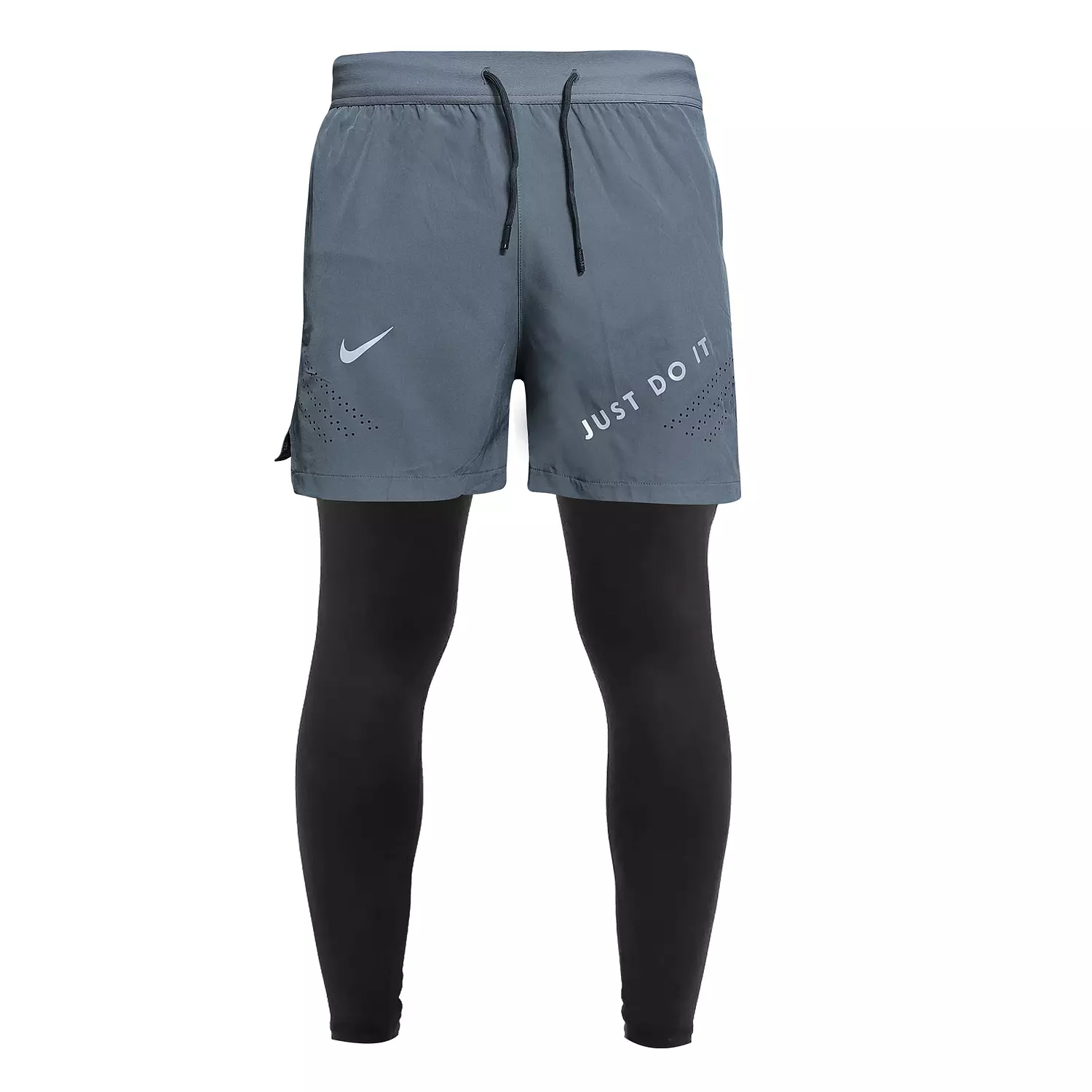 NIKE WATERPROOF SHORT WITH COMPRESSION PANT 2 IN 1 image