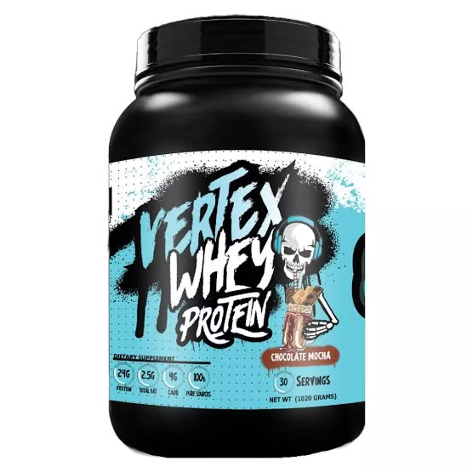 واي بروتين فيرتكس نيوترشن 900 جم – 30 جرعة – 24 جم بروتين | Vertex Nutrition Whey Protein 900g – 30 Servings – 24g Protein 2