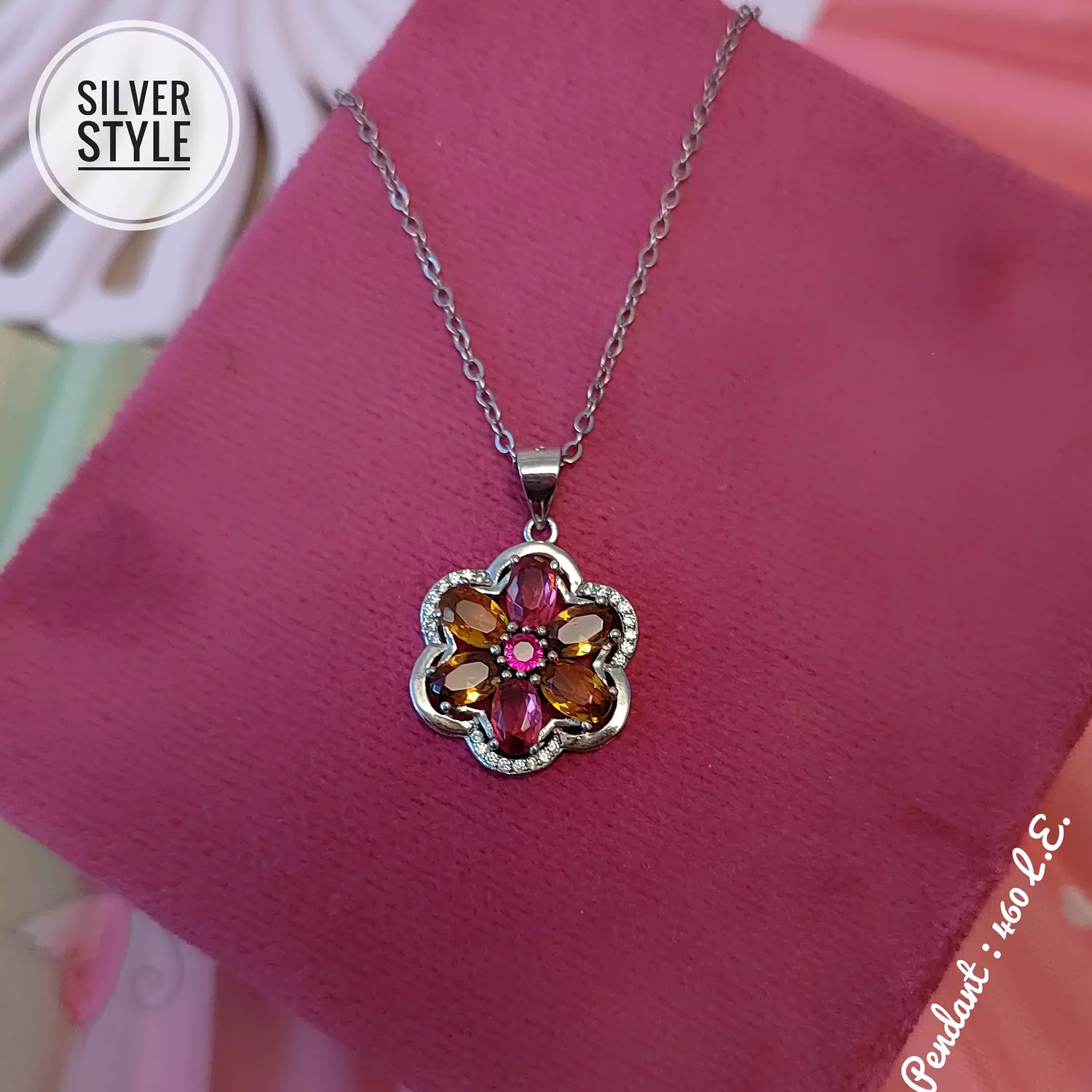 Elegent colorful pendant  image