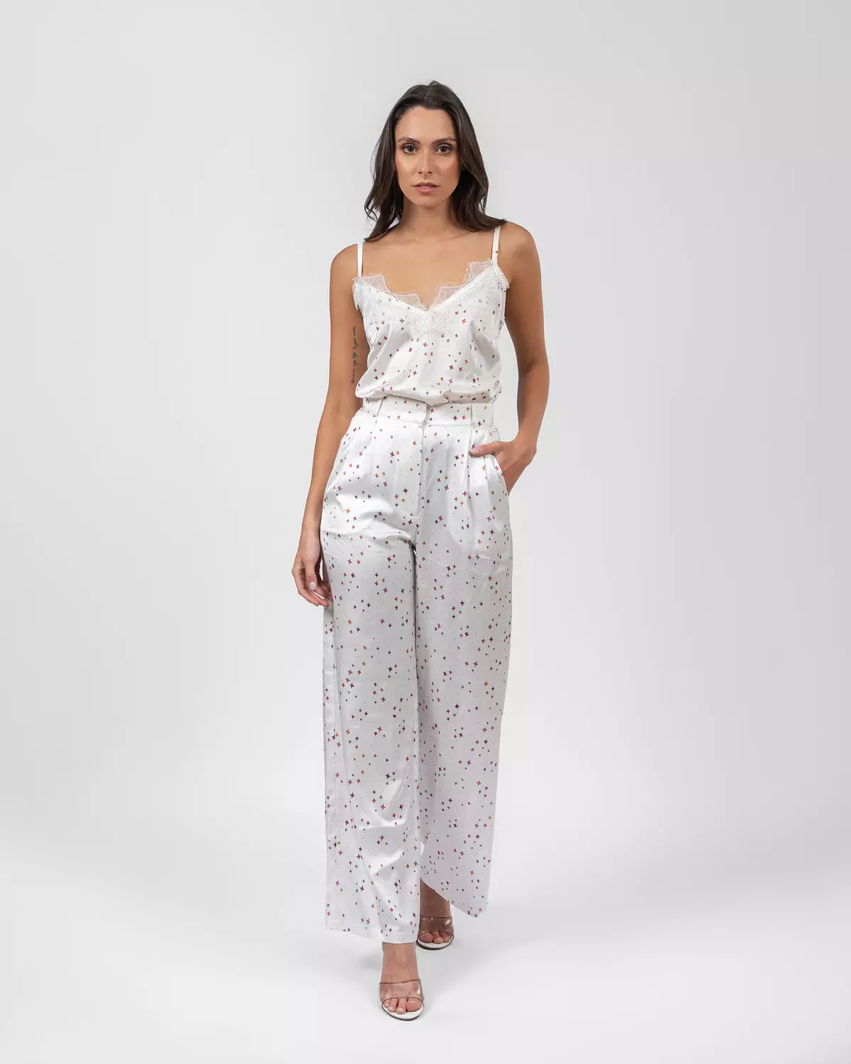 White Printed Camisole  3