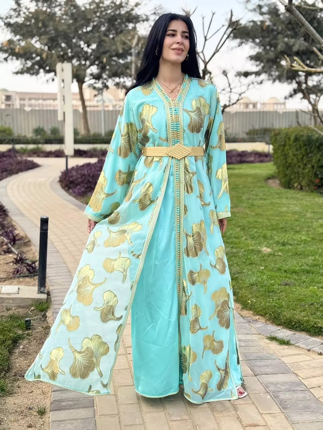 Pistachio kaftan Morocco  image