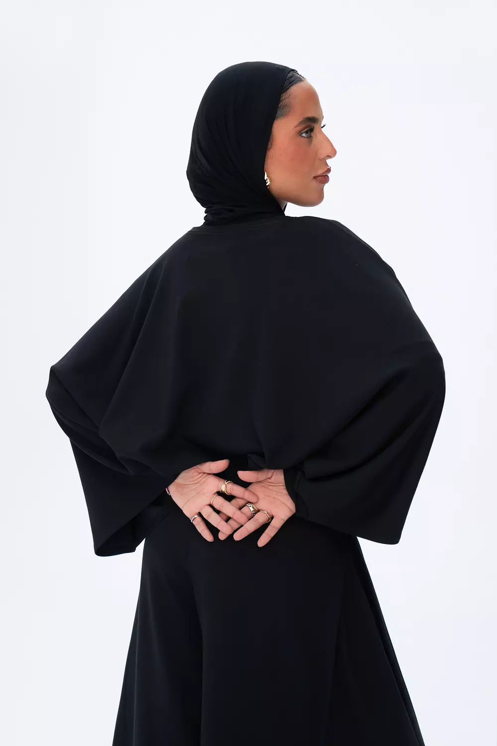 Soft Cloud Top in Black 3