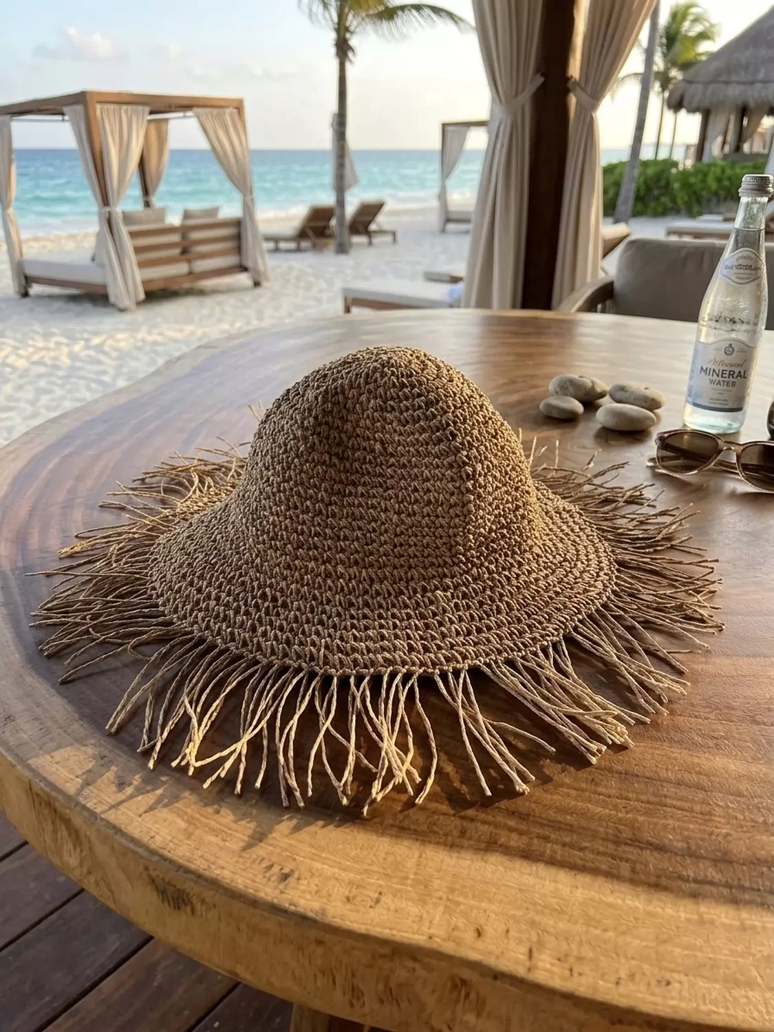 Palm beige Hat 1