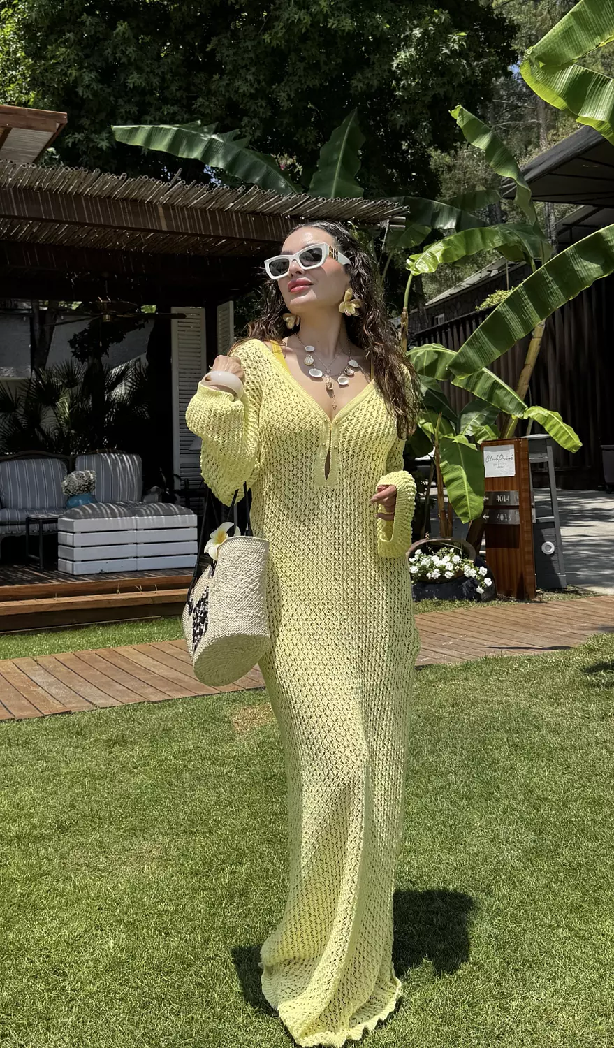 Crochet Pin Beach Dress hover image