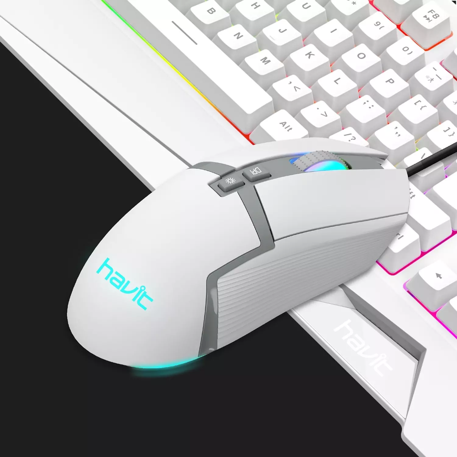 Gaming Mouse Havit MS885 RGB Wired – 6 Buttons, 6400 DPI 2