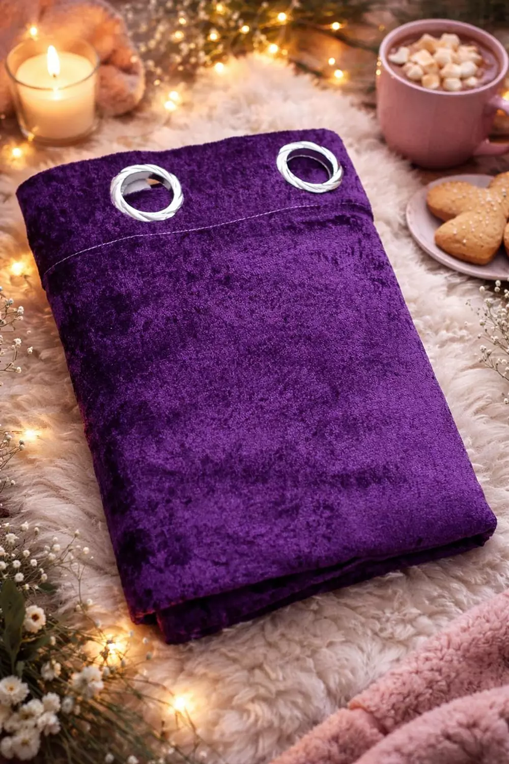 ستاره قطيفه بالحلقات موف image