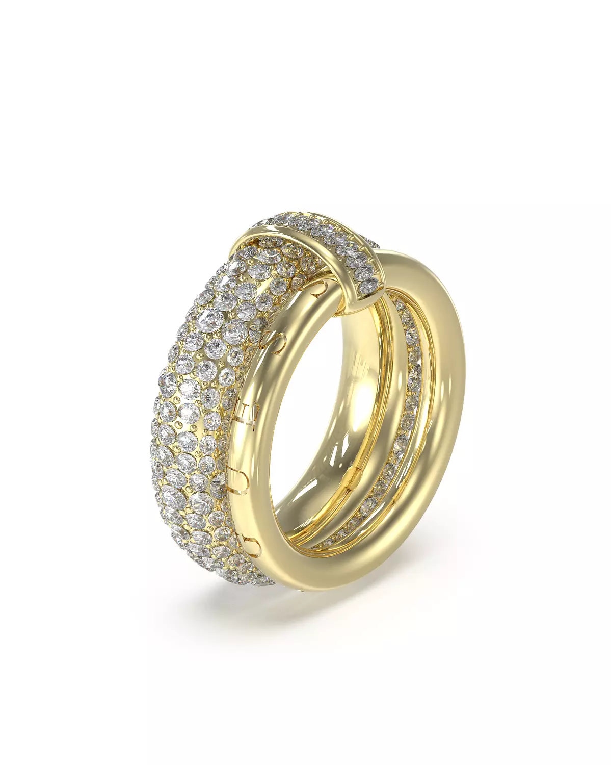 Guess Jewelry JUBR05198JWYG52 Ring For Ladies Gold Plated image