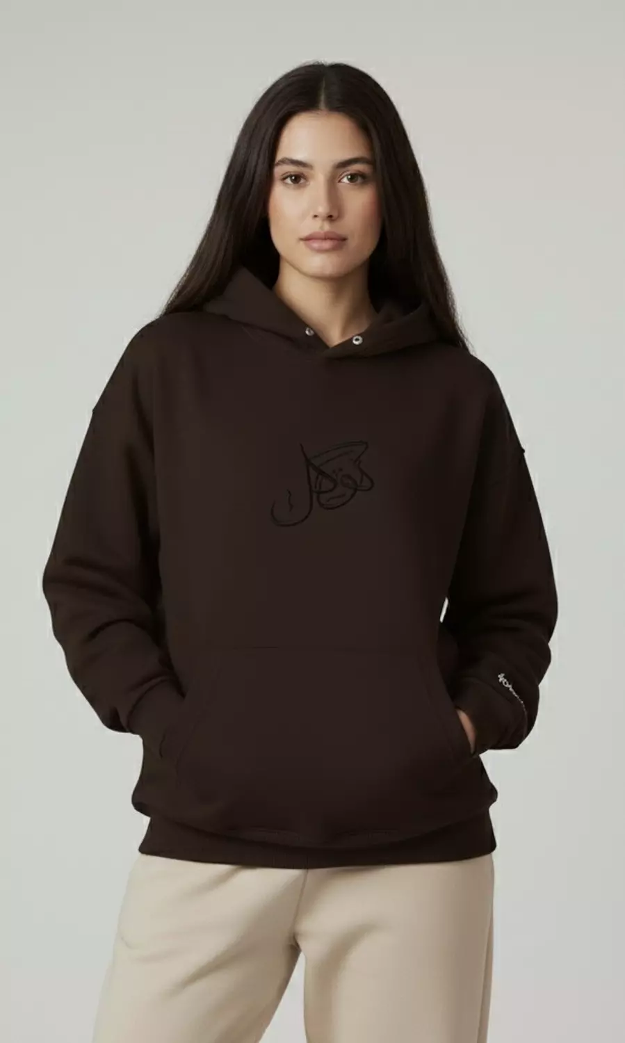 TAWAKKUL Hoodie _ Brown 1