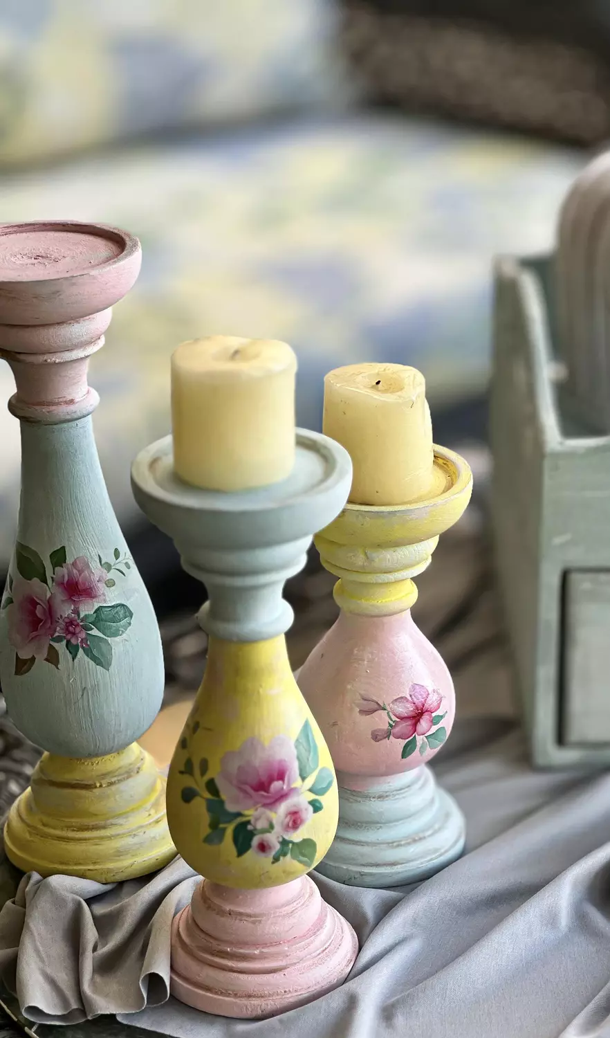 flora candle holders set image
