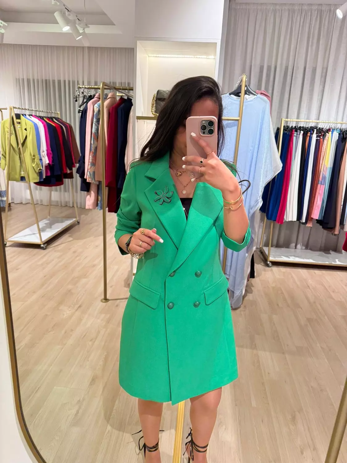 GREEN DRESS BLAZER  image