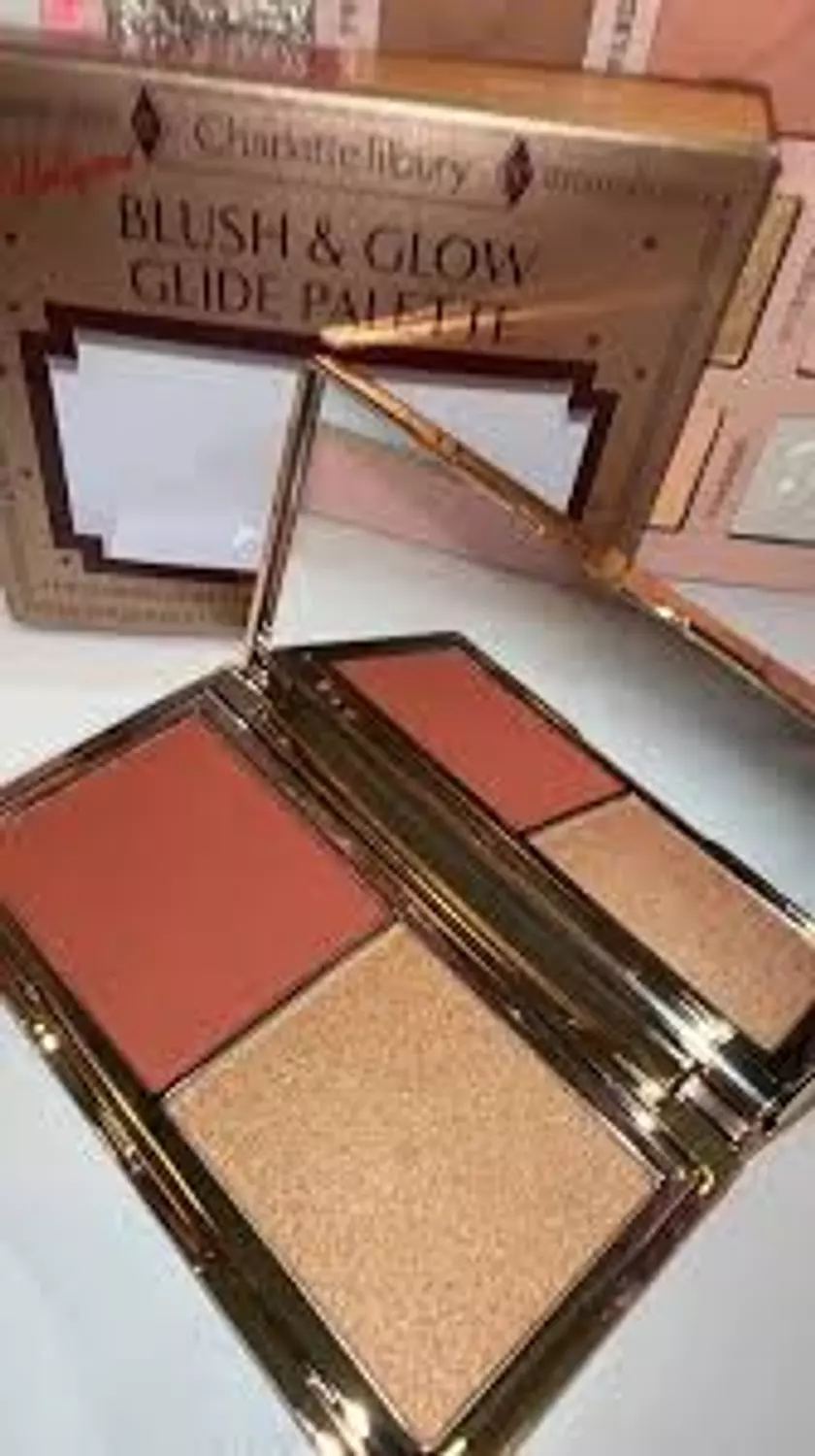 Charlotte Tilbury Hollywood MINI Blush & Glow Glide Palette TAN DEEP NEW 5