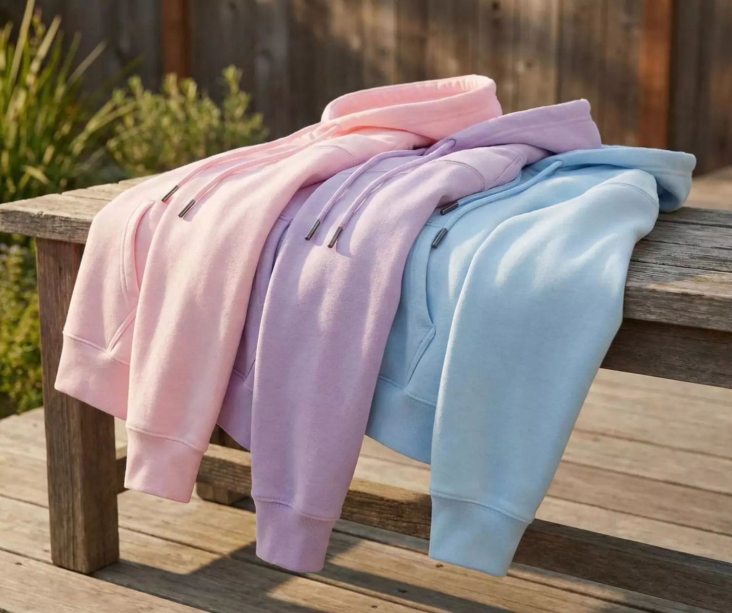 Woman Hoodie _ Light Blue 4