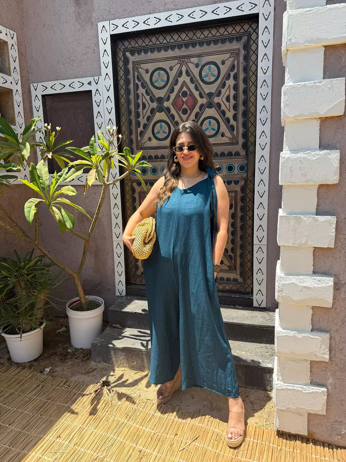 over size linen jumpsuit  21