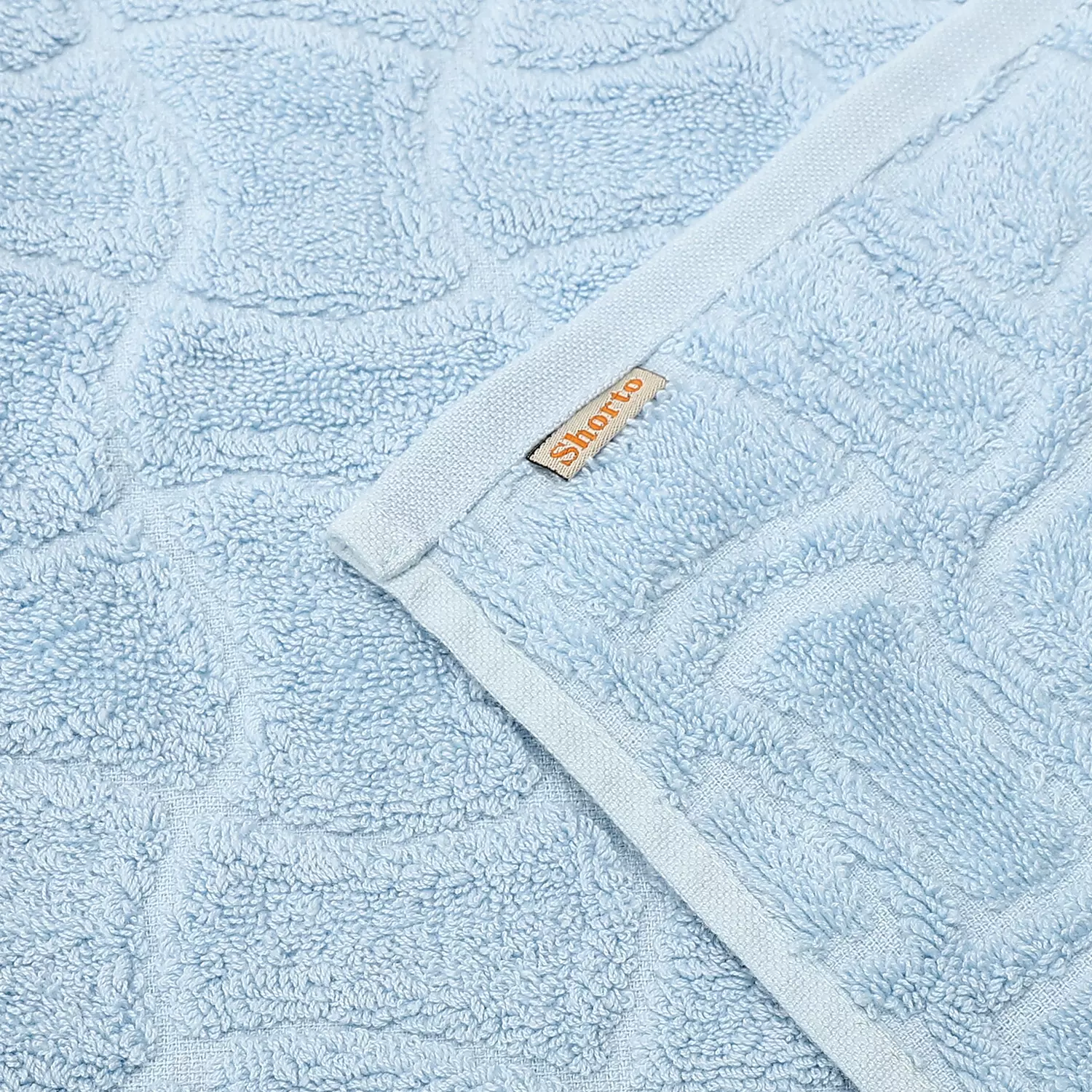 Shorto Towel Made From 100% Cotton - 2627 - Baby Blue 2