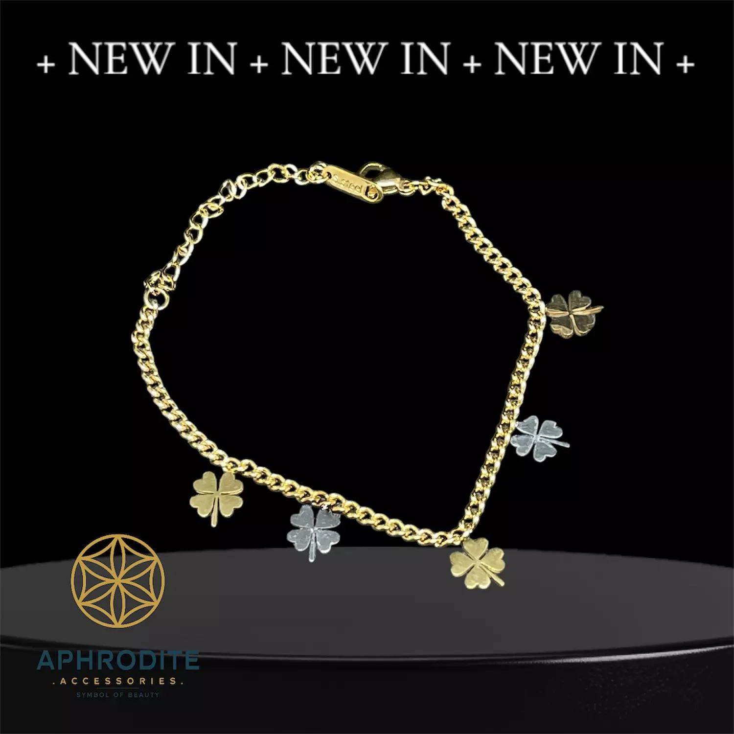 Four-leaf clover bracelet image
