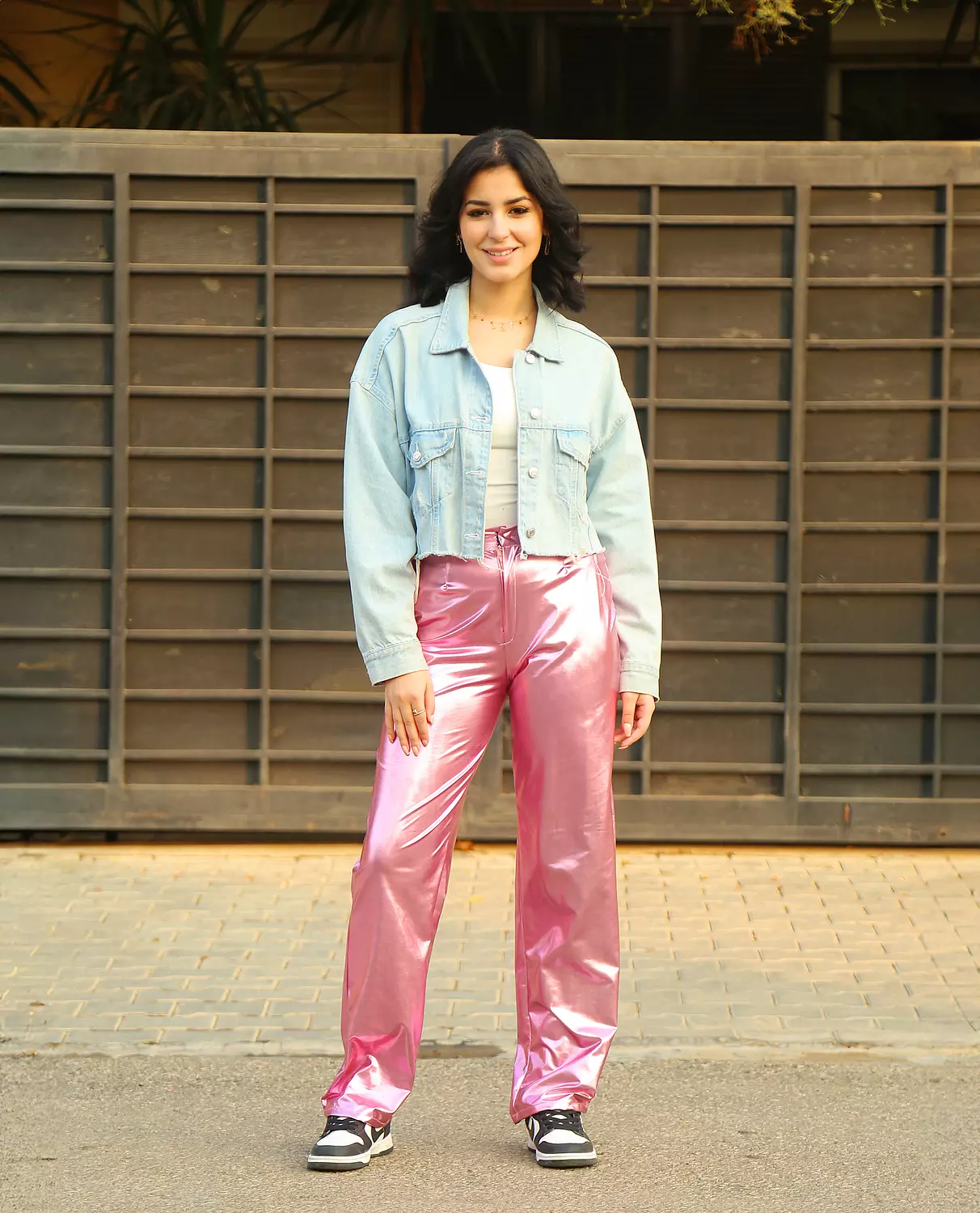 Rose Metallic pants     image