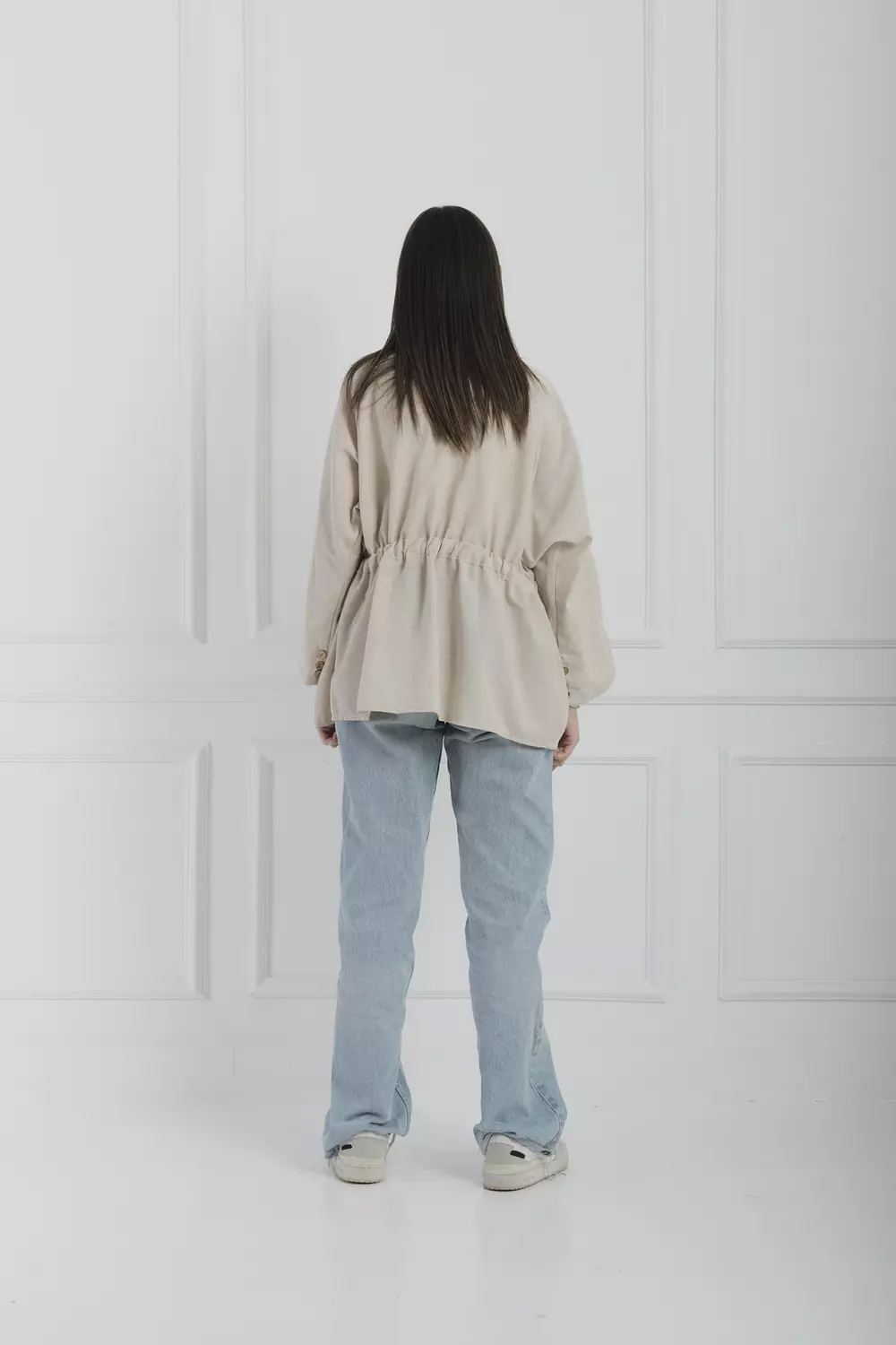 Beige Linen Shirt  2