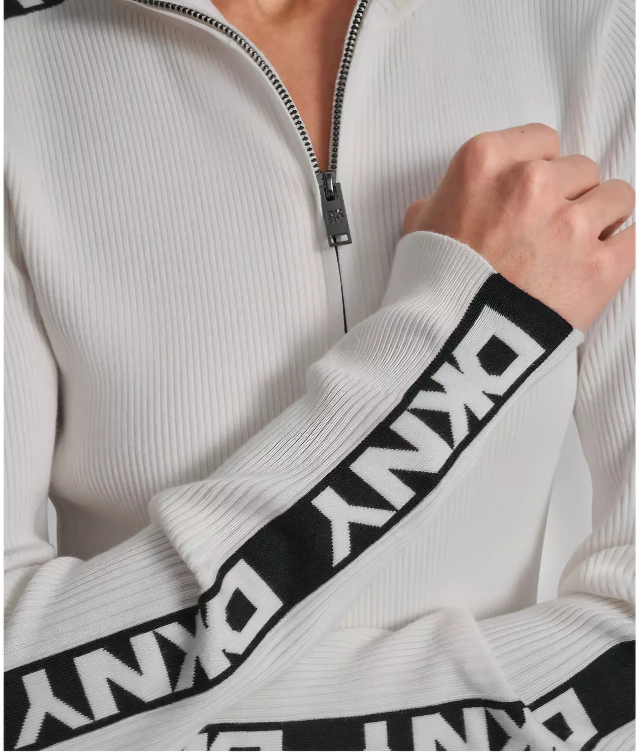 Dkny white Quarter-zip Sweater 🤍 hover image