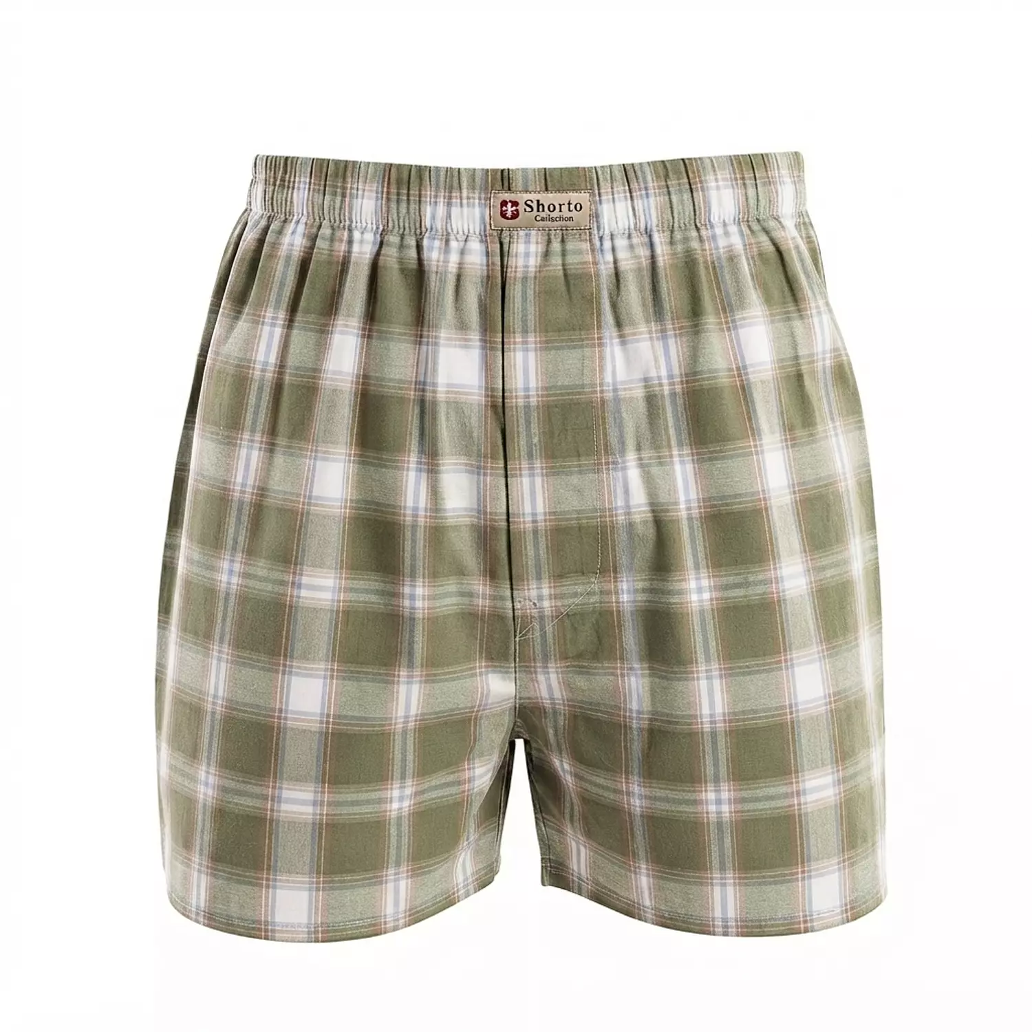 Men's Plaid Boxer - 4333 - Dark Green image
