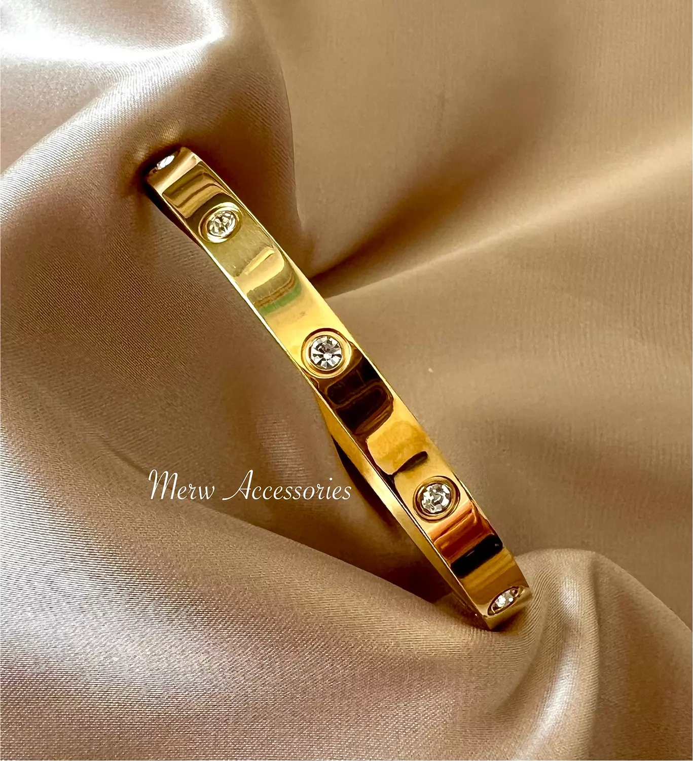 Crystal C bangle  image