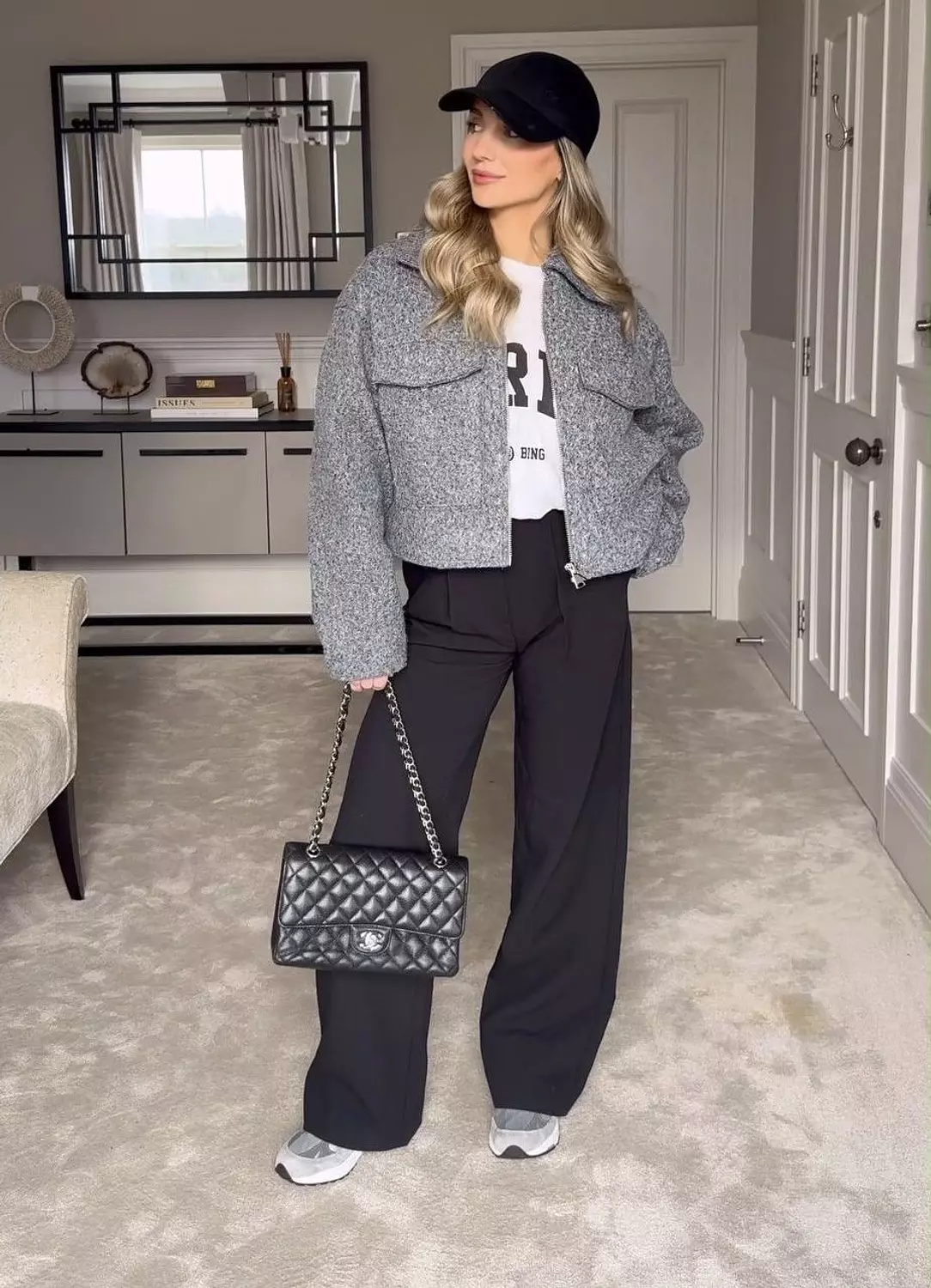 Cropped jacket with zipper  8
