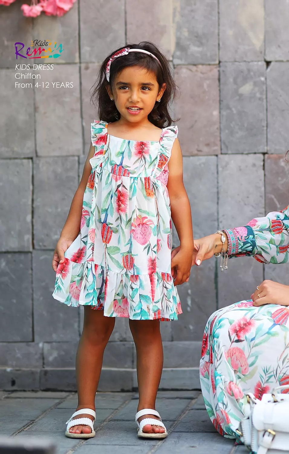 Flora kids dress image