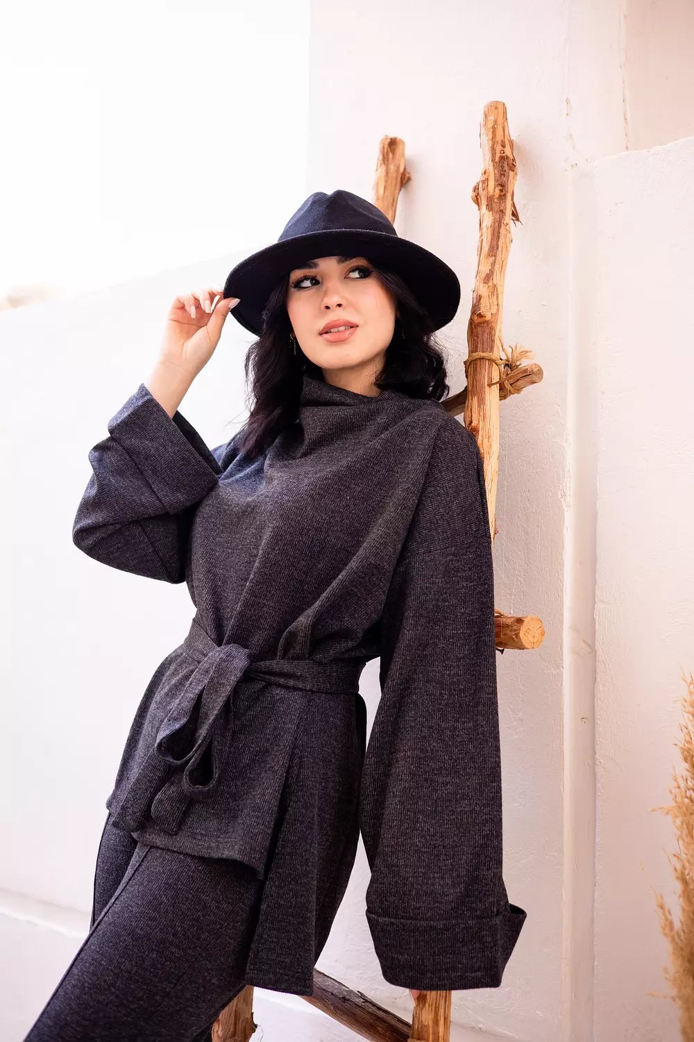 Cozy Multi-way set in dark grey  3