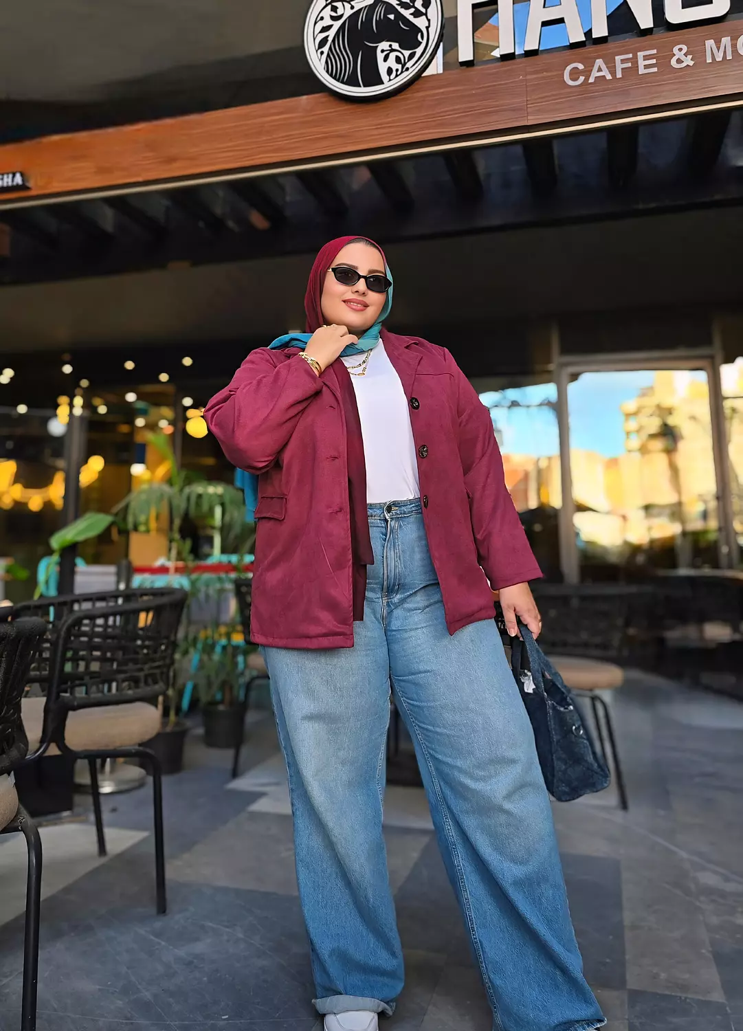 Timeless suede jacket (in burgundy) image