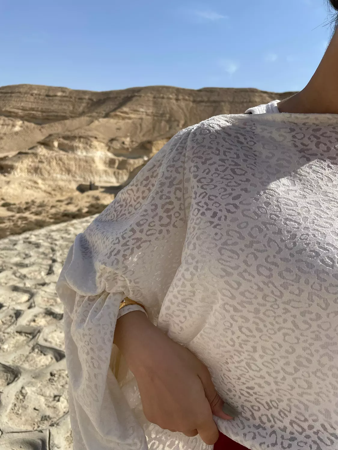 The Breeze Top - Ivory Leopard 2
