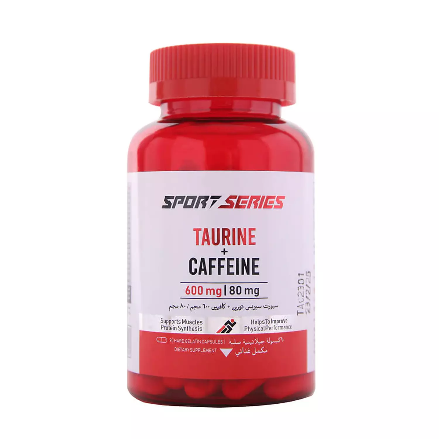 Taurine/Caffeine 600/80 (90 Capsules) image