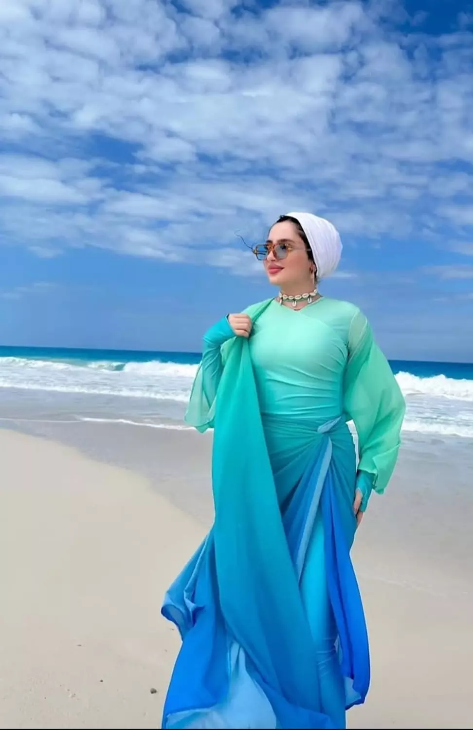 Shades of green burkini  9