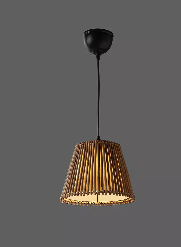 Small Cone Bamboo Pendant