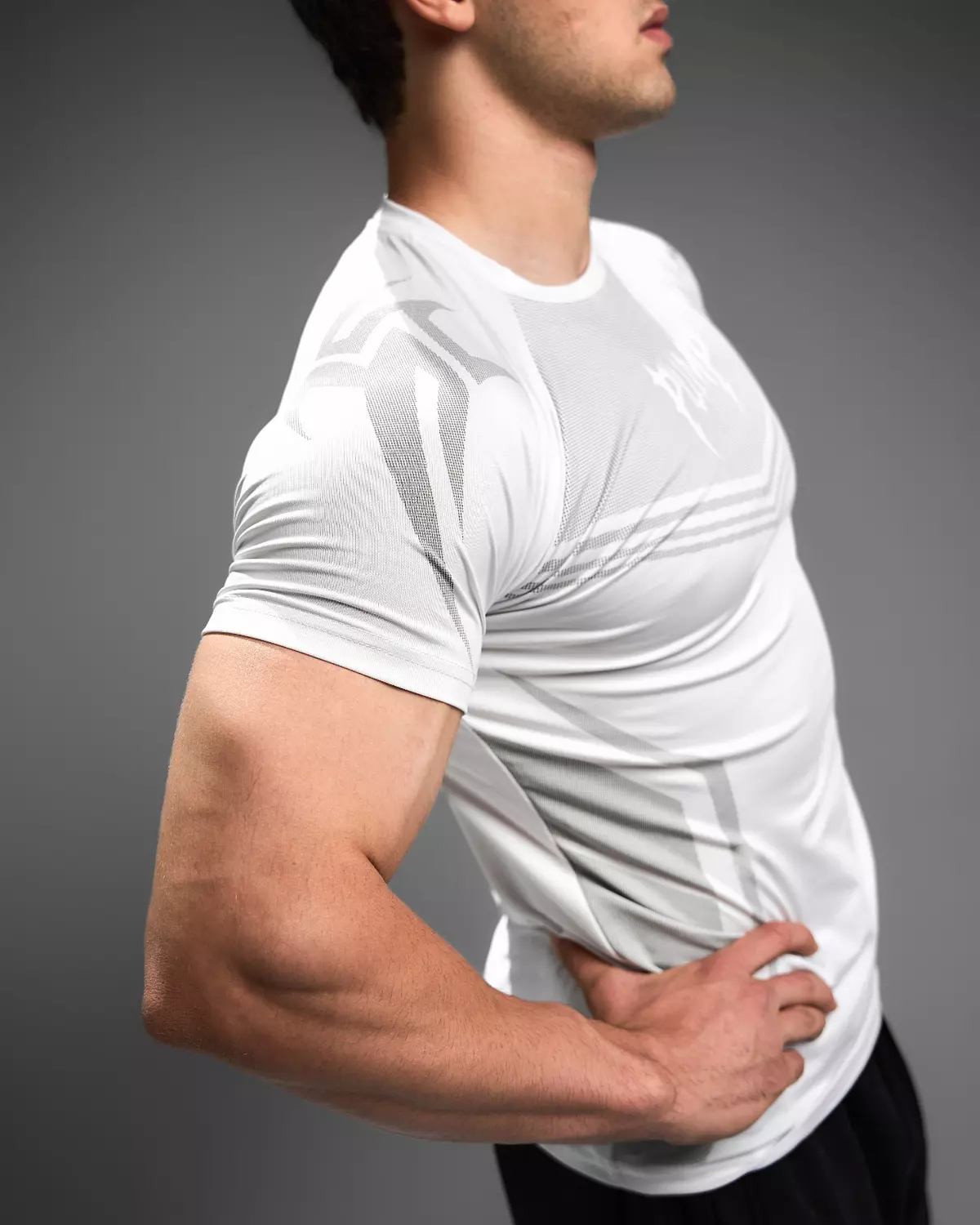WARRIOR COMPRESSION TEES - white 10