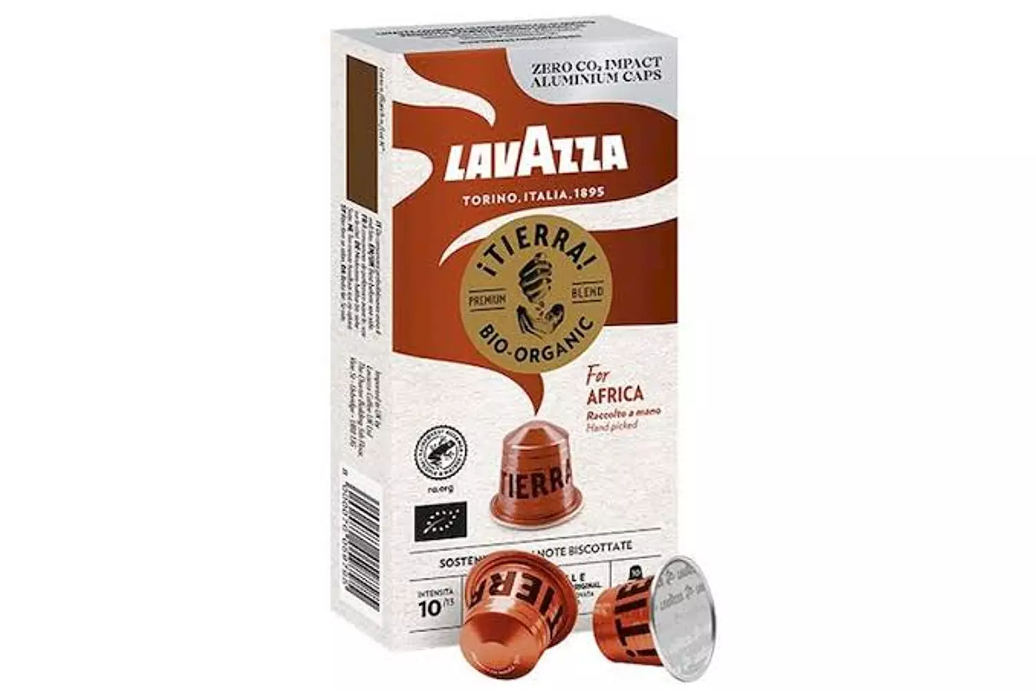 Lavazza iTIERRA BIO-ORGANIC FOR AFRICA Nespresso Compatible Capsules  ( 10 Capsules ) image