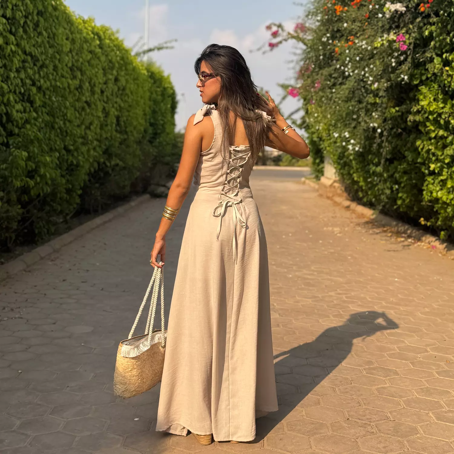 Beige Royal Princess Dress 2