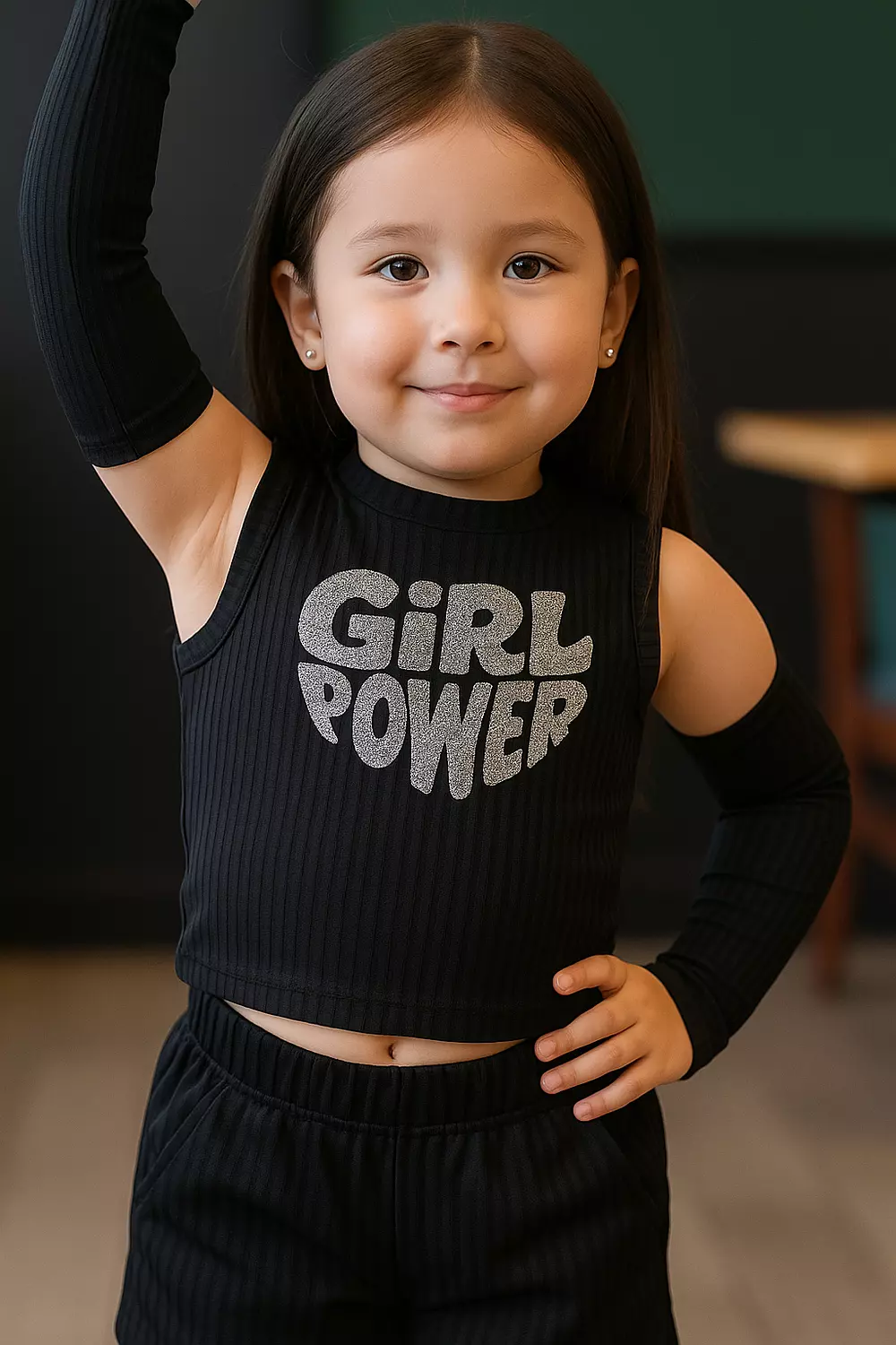 Power girl Top + short hover image