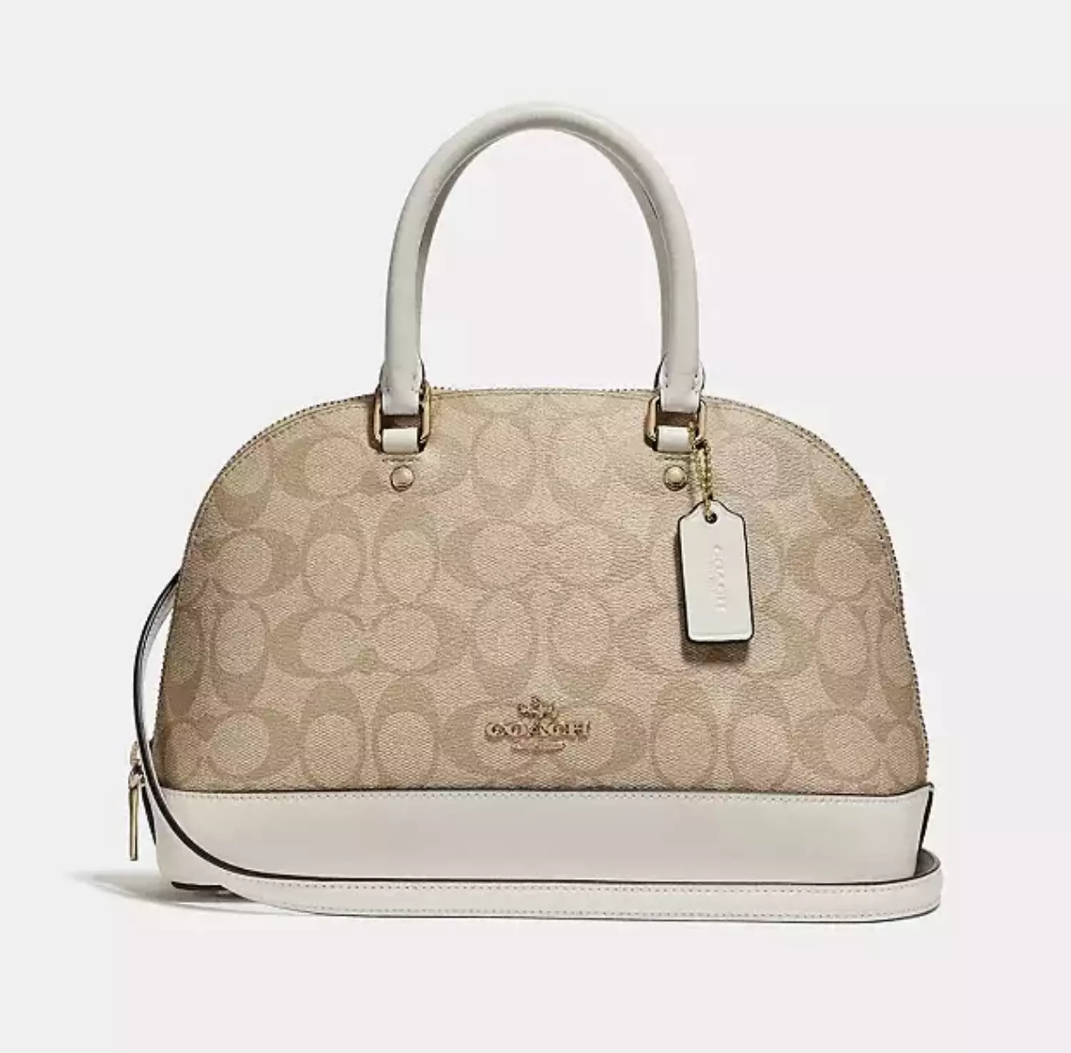  Coach Sierra Satchel In Signature Canvas  image