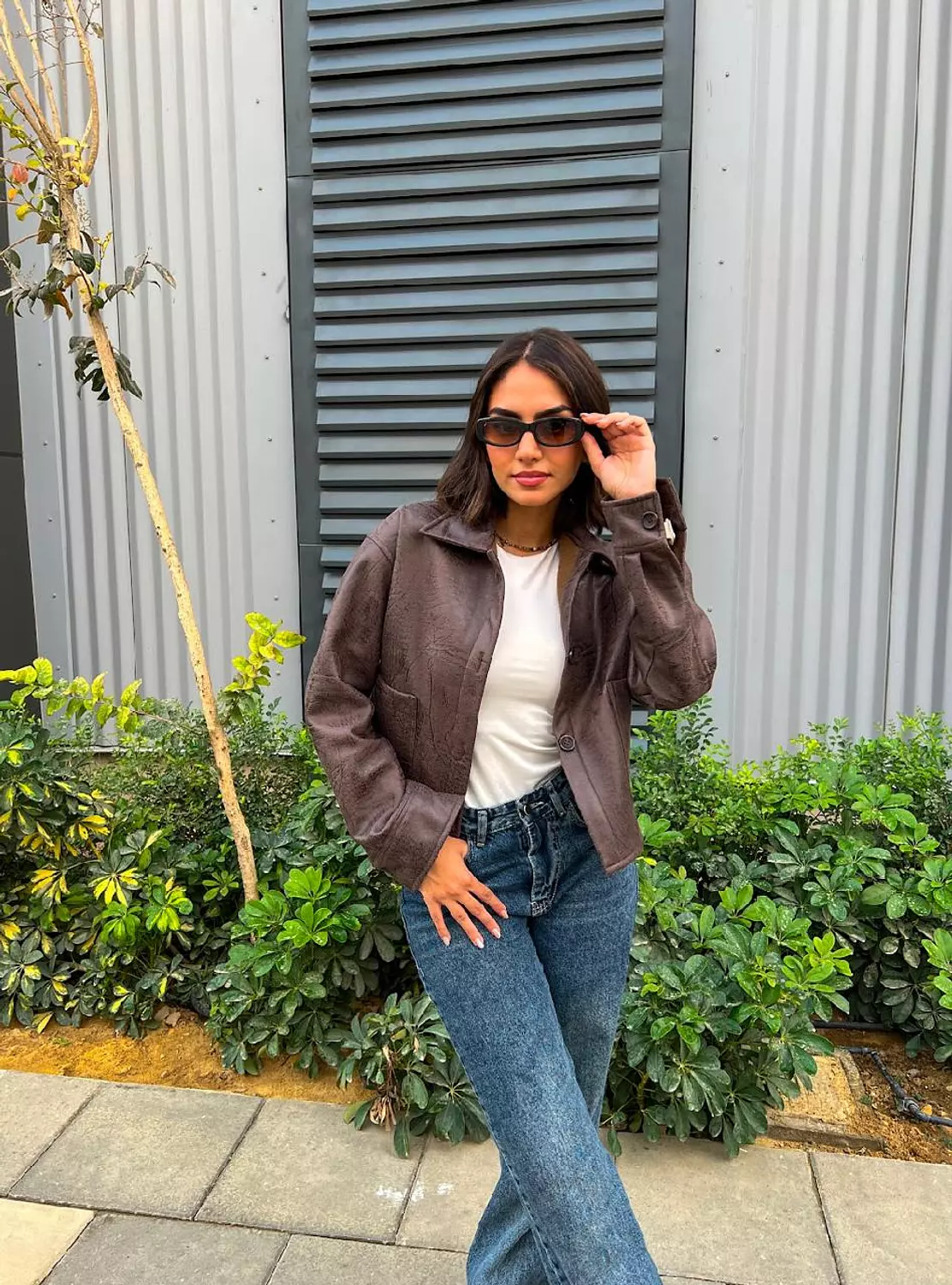 Brown Leather Jacket 5