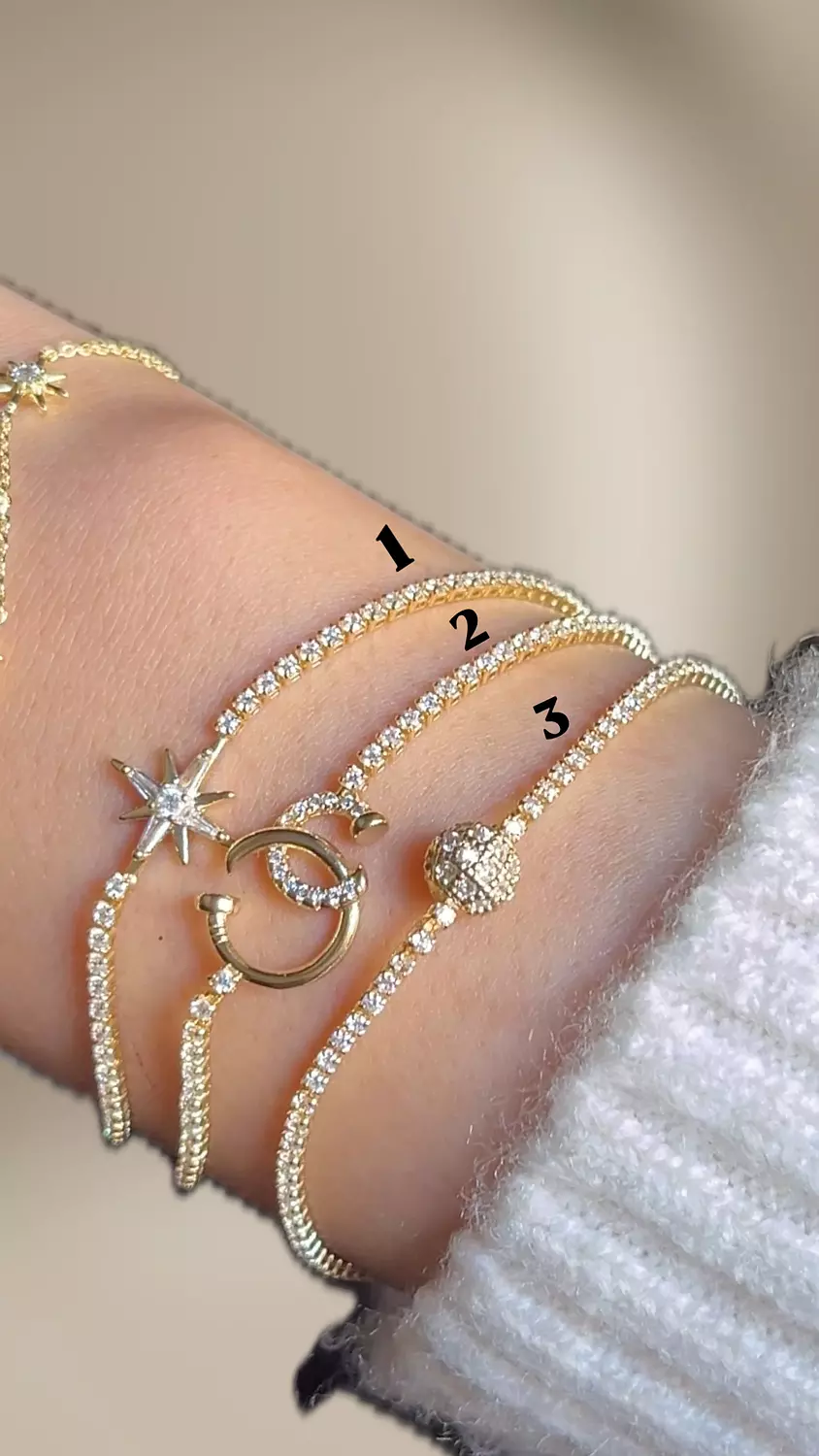 Tennis bracelets image