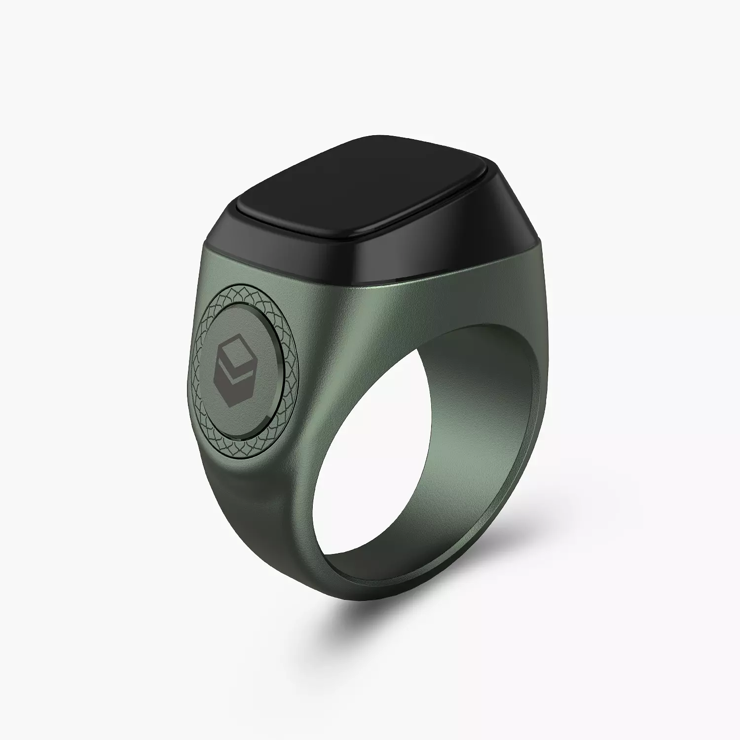 Dark Green Zikr Ring M02  image