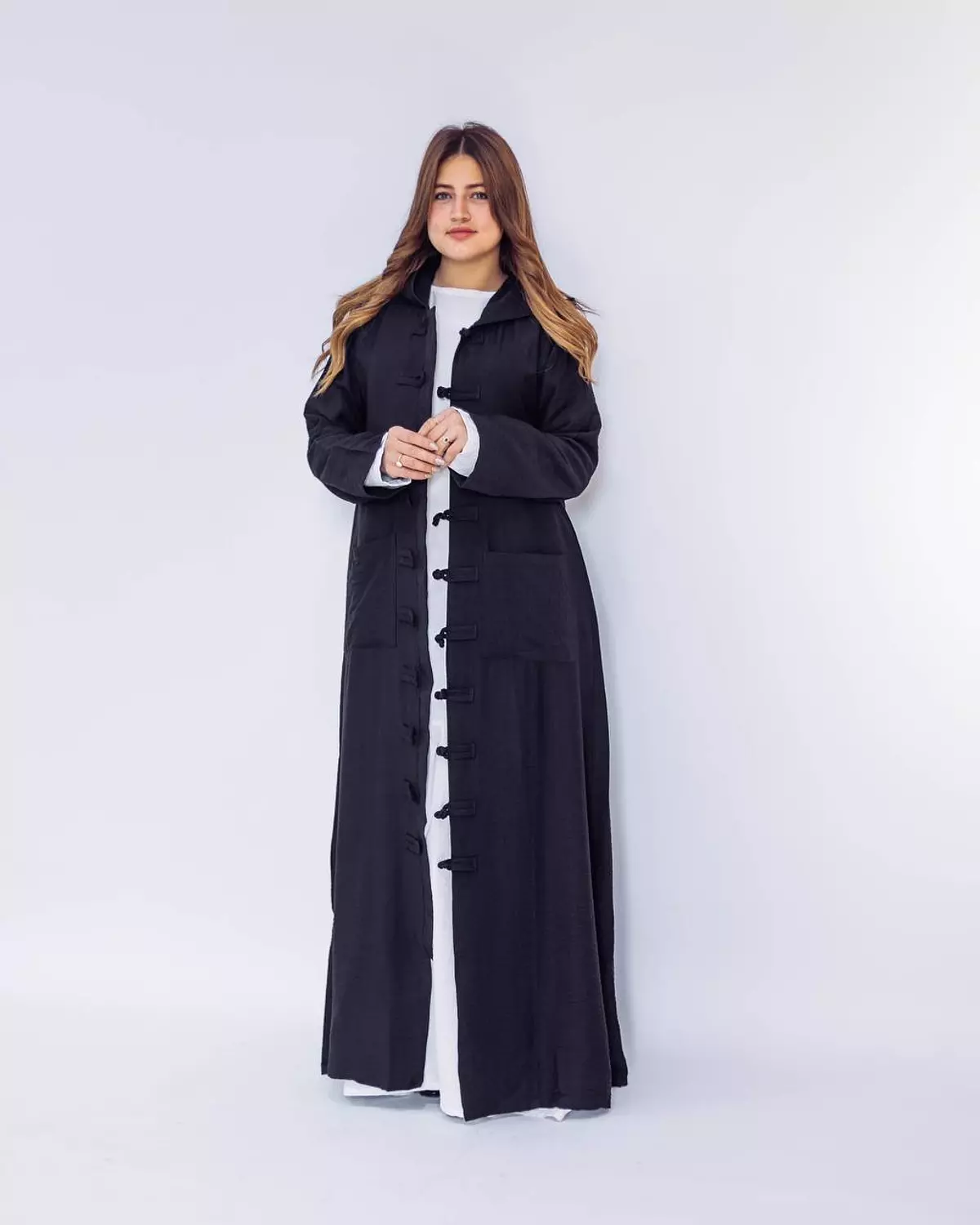 Japanese Style Dress - Black hover image