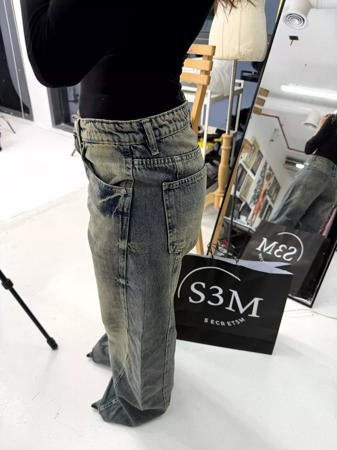 Side seam wide leg 14