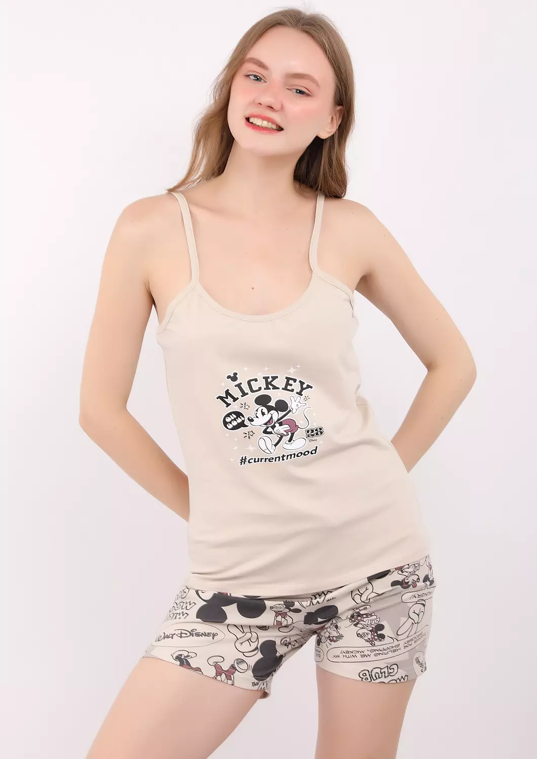 S228 Mickey Comic Short Pajama Set image