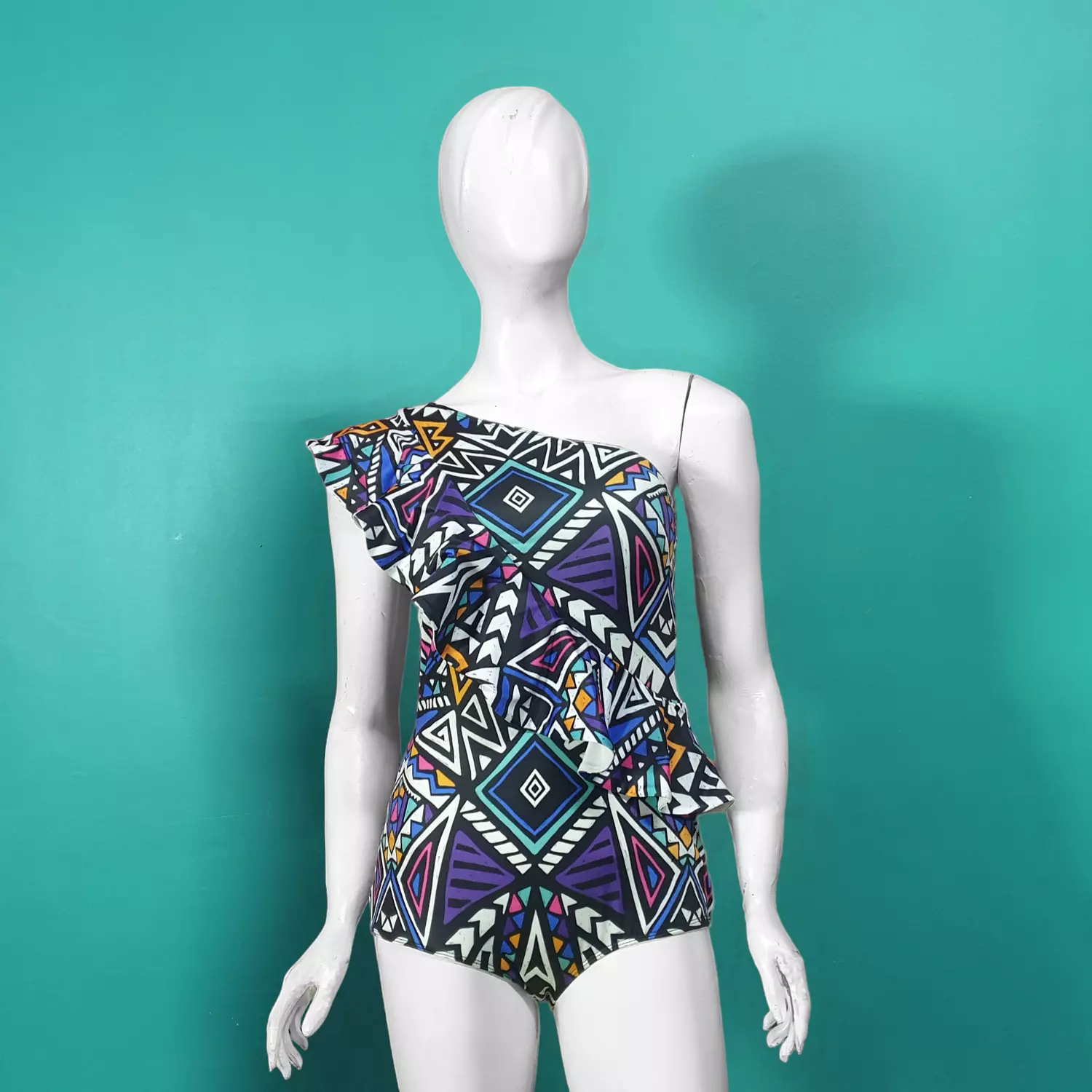 Cross Ruffle swimsuit    13