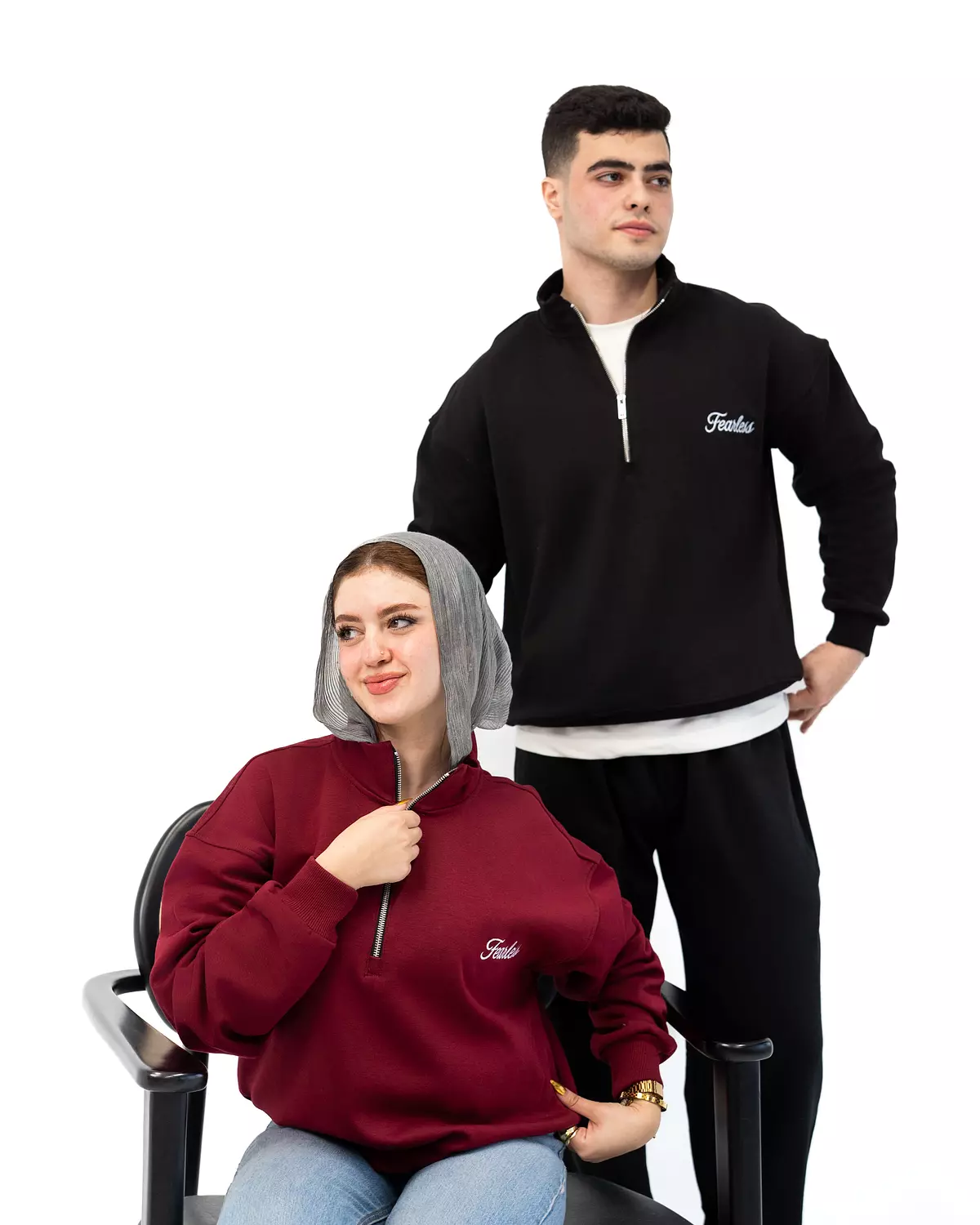 Fearless Quarter Zipper _ Burgundy 2