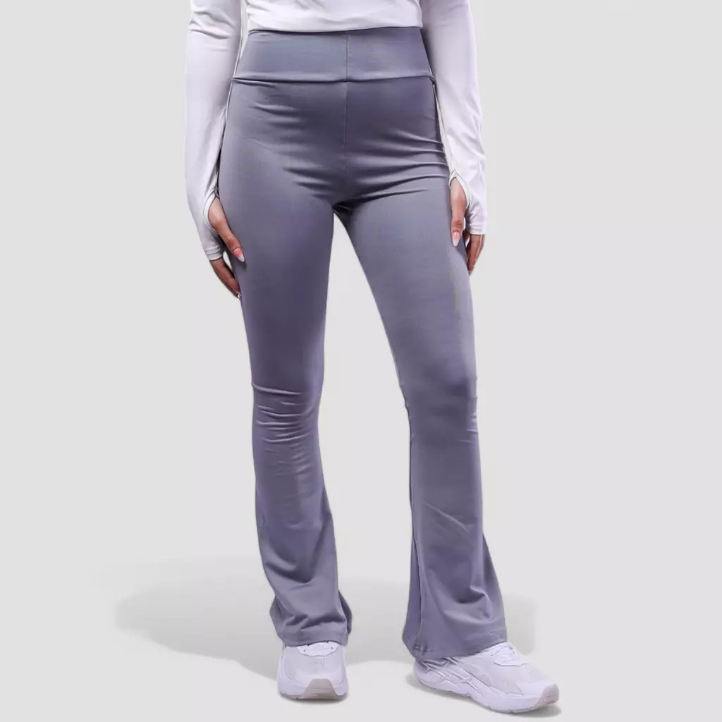 0172 Grey Flared Pants