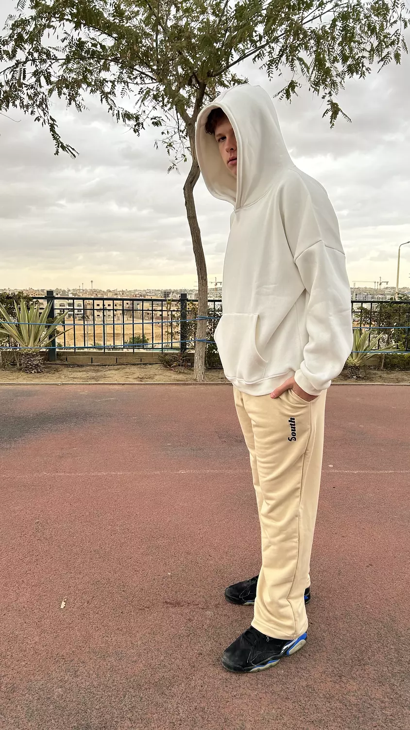 SOUTH DIG COTTON yellow beige SWEAT-PANT for Men 5