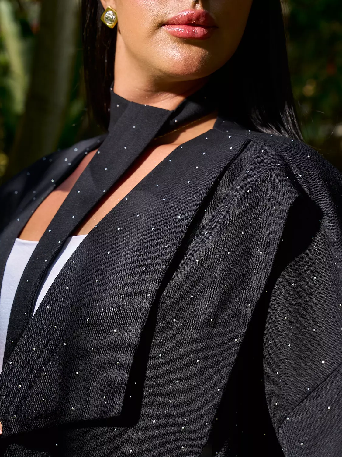 Worood Kimono Jacket _ Black 3