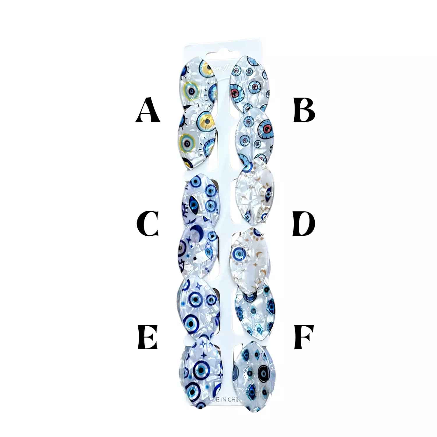 1 Pc Mini Evil Eye Claw Clip image