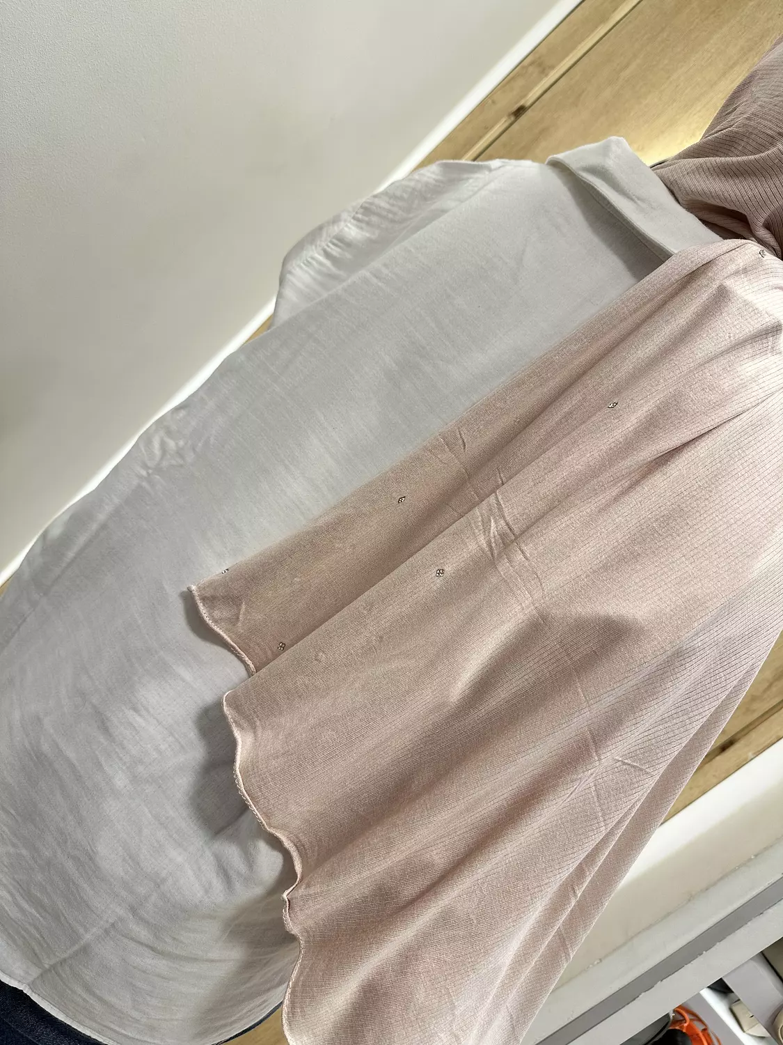 Blush Pink strass scarf 4